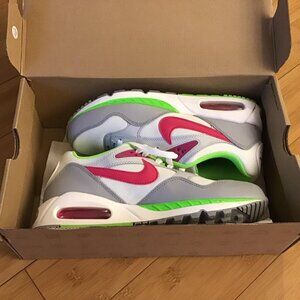 Nike Women's Air Max Correlate Shoes Gray White Lime Green 511417-163.